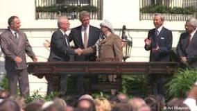 What were the Oslo agreements between Israel and Palestine?