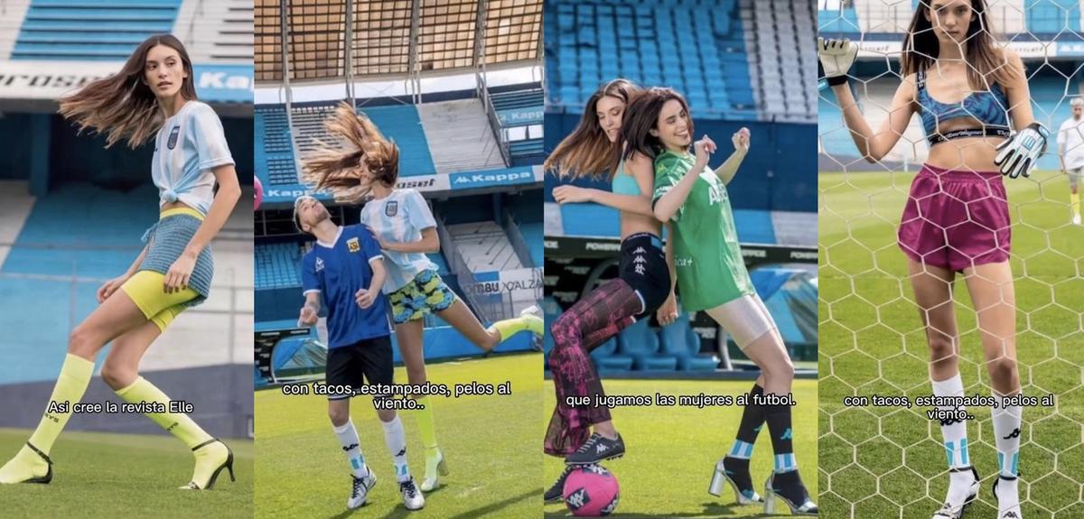 The support of Messi to the selected female