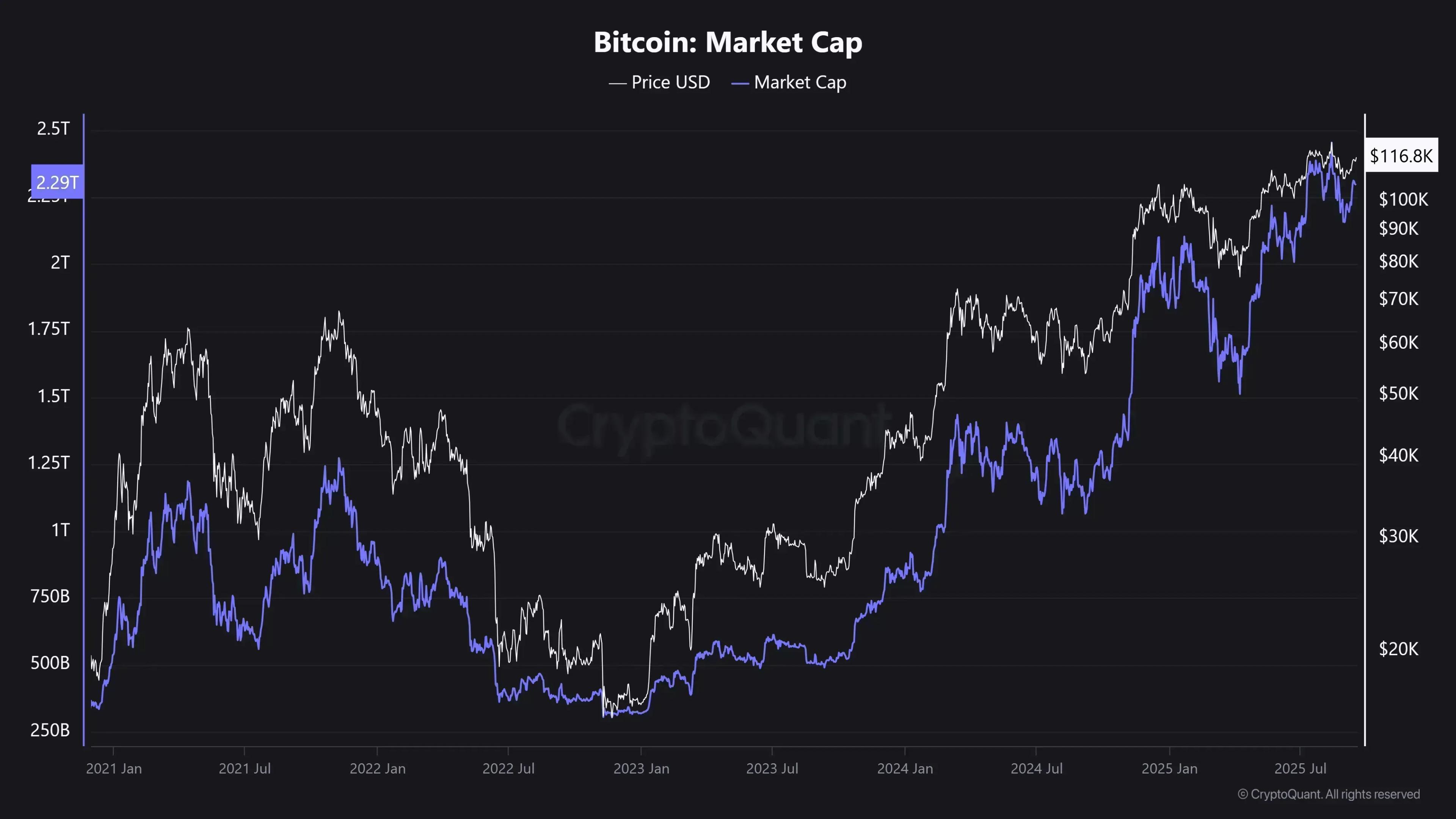 Bitcoin: What differences do the indicators show between 2021 and 2025?