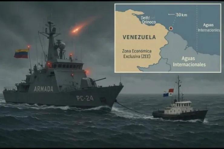 Venezuela intercepta navio em águas internacionais: soberania ou ameaça regional?