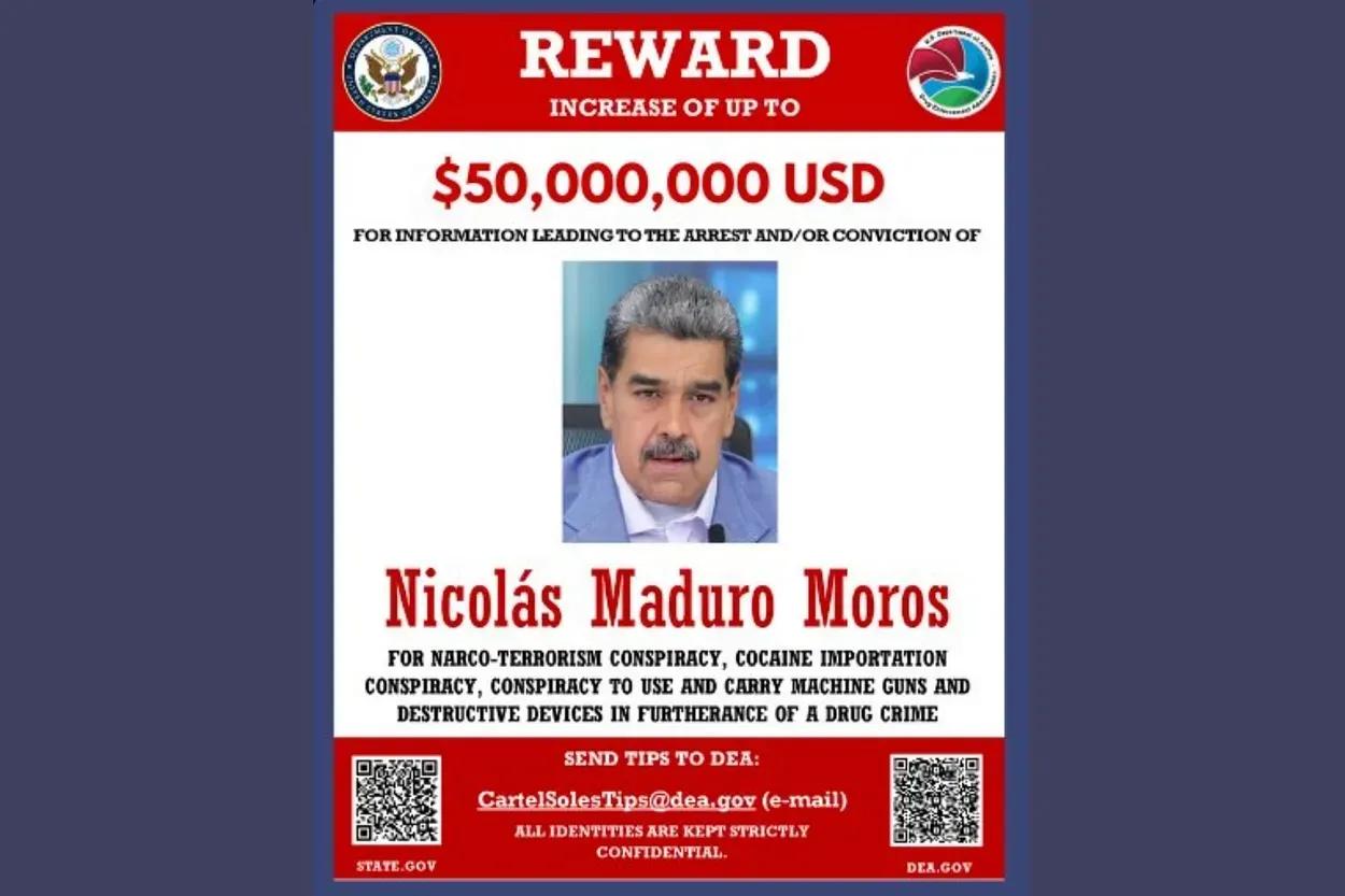 $50 Million Reward for Nicolás Maduro: A New Chapter in the Counterterrorism Strategy