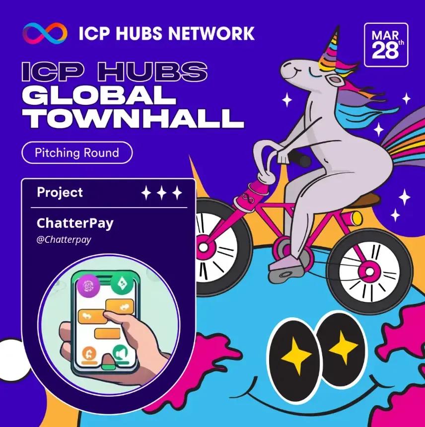 Introducing ChatterPay, an innovative wallet for WhatsApp at the ICP HUBS Townhall 2025.